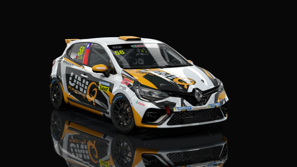 Renault Clio 5 Cup, skin uniqracing_58_han_lin