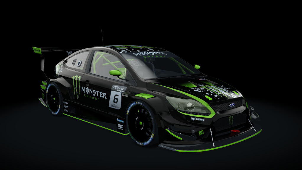 Ford Focus RS MK2 Super CUP, skin 06_Monster_Energy