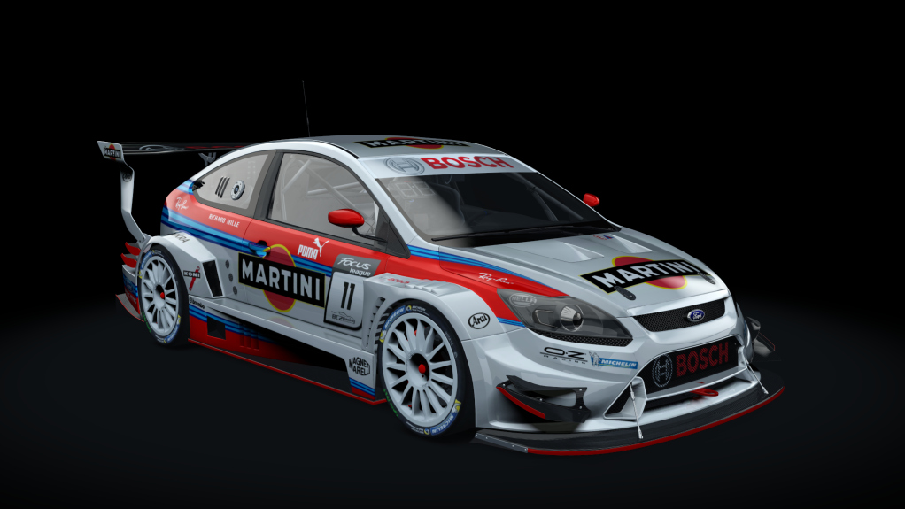 Ford Focus RS MK2 Super CUP, skin 11_Martini