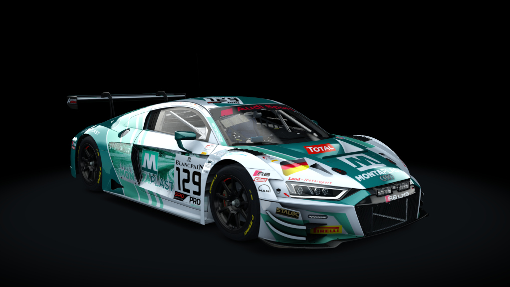 Audi R8 LMS EVO, skin 6_Montaplast #129