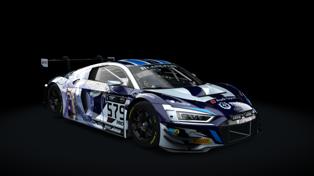 Audi R8 LMS EVO, skin 8_Itasha