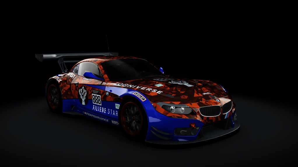 BMW Z4 GT3, skin Sternschnuppe_888