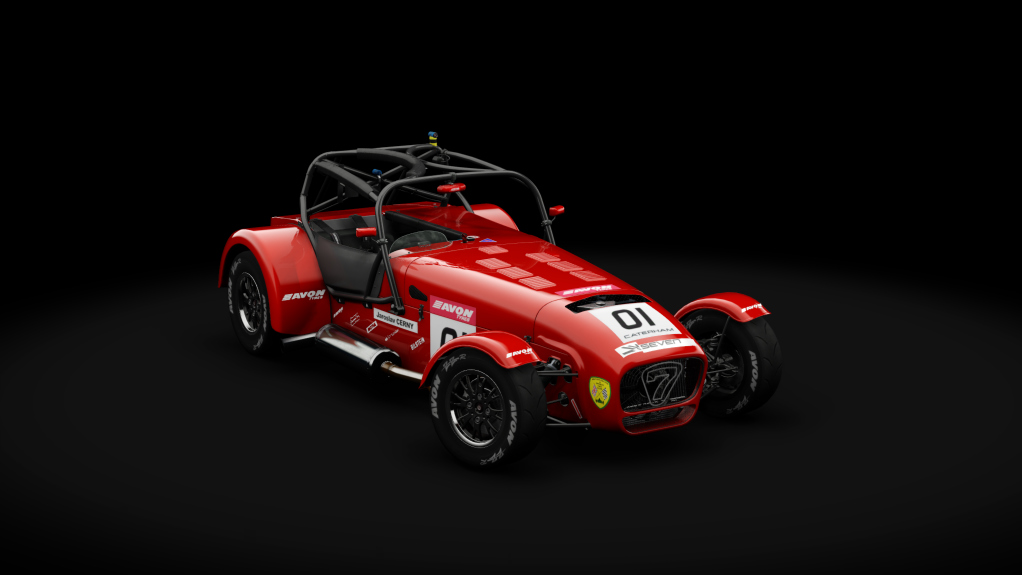 Caterham 420R 2020, skin 01_cerny