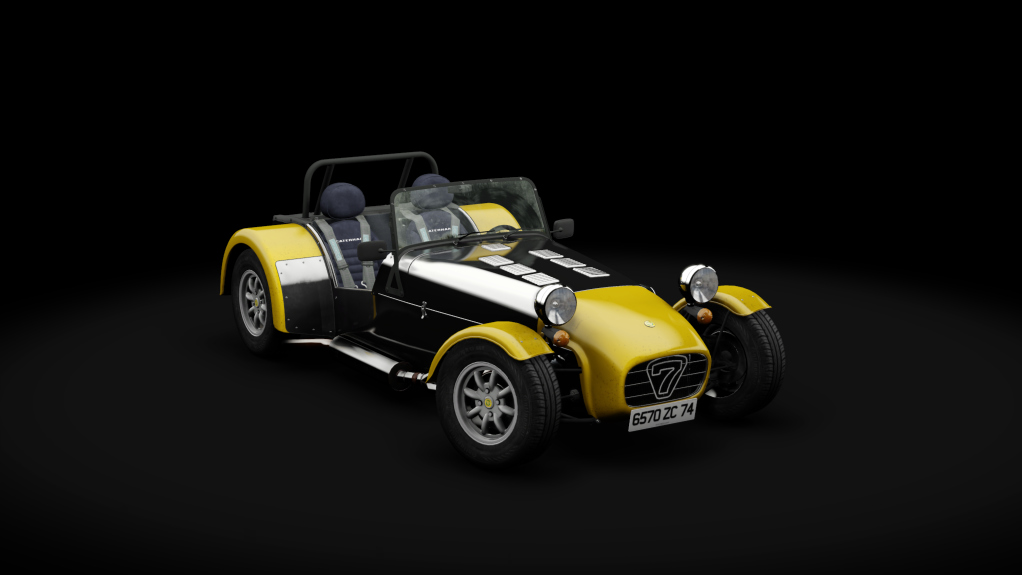 Caterham Super7 1700 Super Sprint LHD Max 7, skin chrome