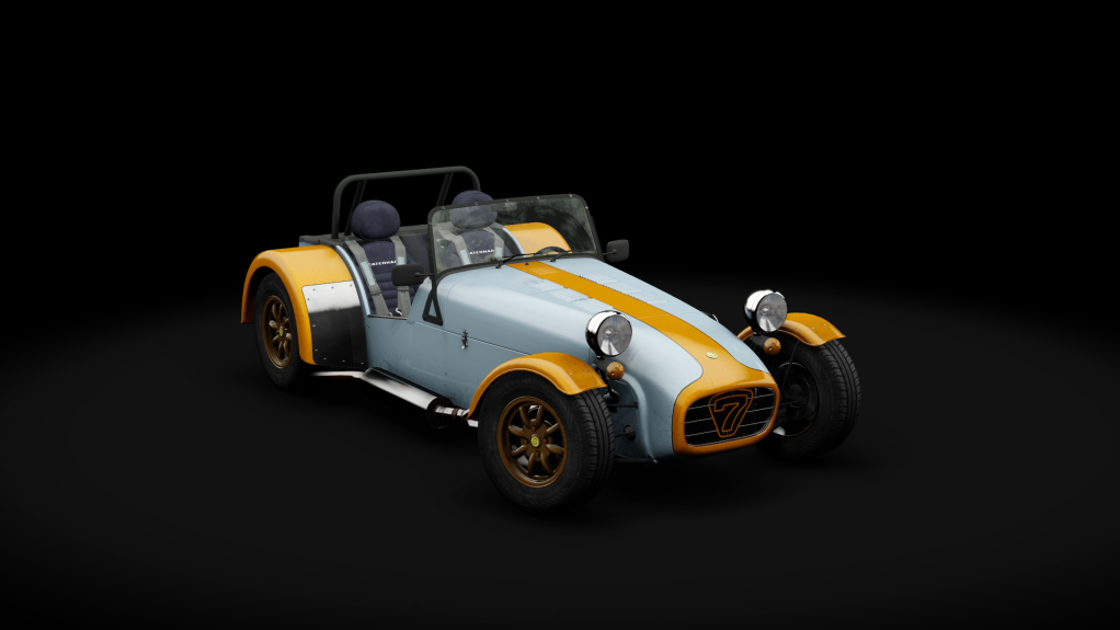 Caterham Super7 1700 Super Sprint LHD Max 7, skin gulf