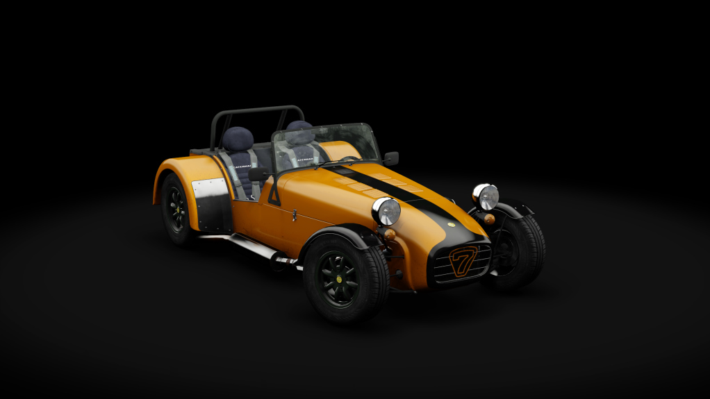 Caterham Super7 1700 Super Sprint LHD Max 7, skin orange_black