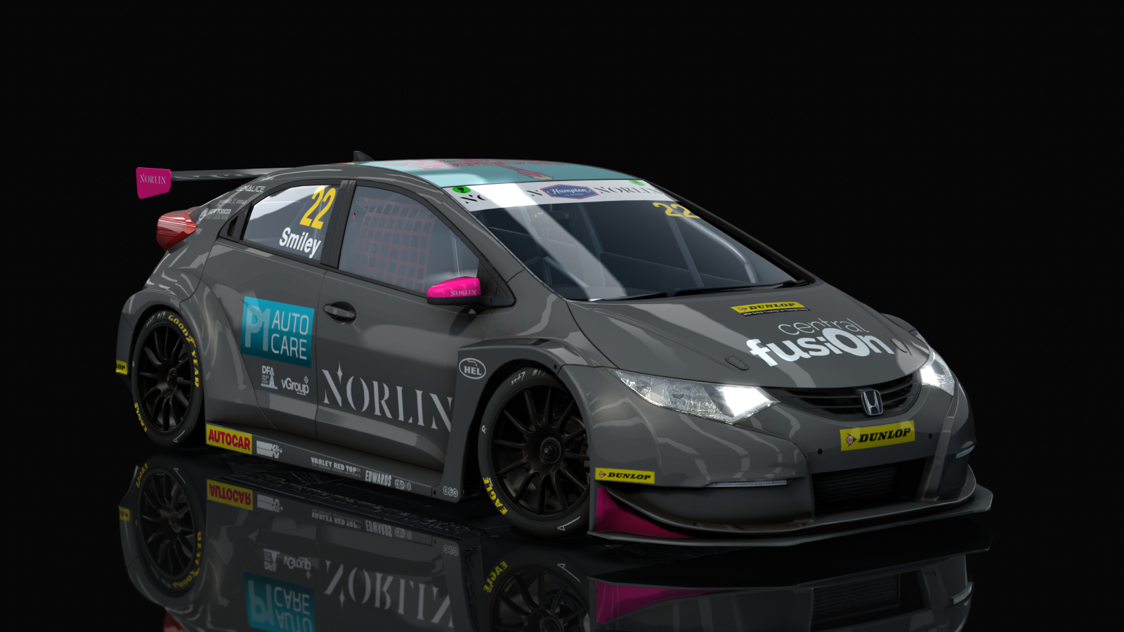 Honda Civic Type R, skin 2018_Smiley_22