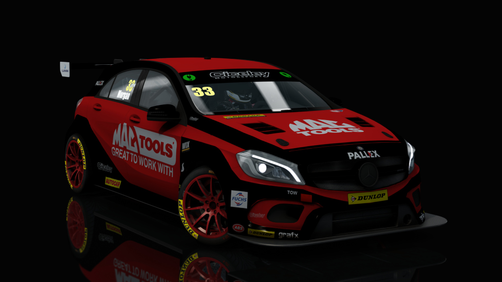 Mercedes-Benz A45 BTCC, skin 2018_Morgan_33