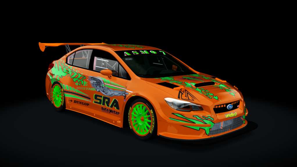 Btcc Subaru WRX S1, skin 2019_proctor_asmo_07