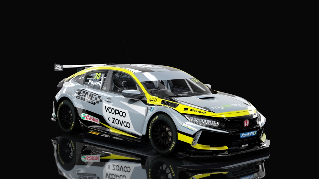 BTCC 2023 Honda Civic, skin Powell_2023_70