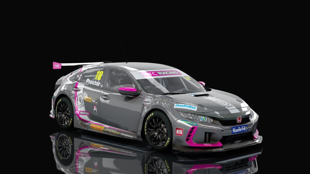 BTCC 2023 Honda Civic, skin skin1