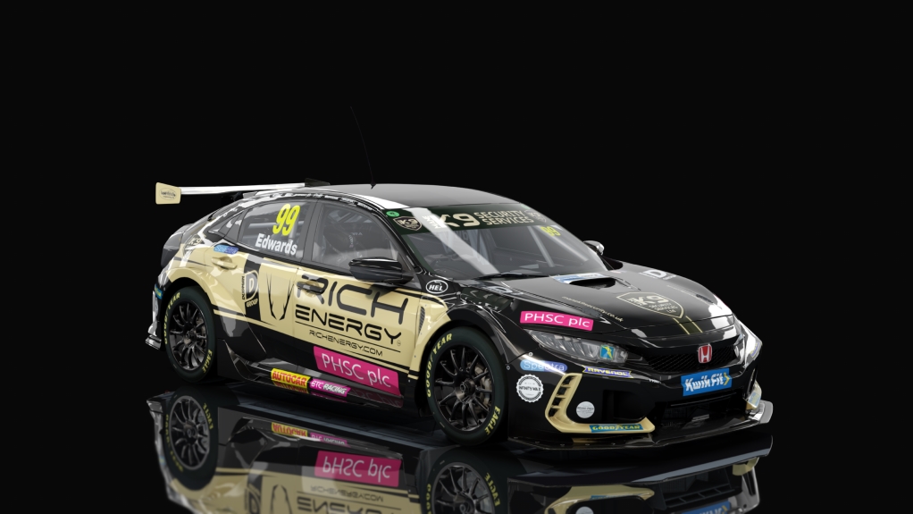 BTCC 2023 Honda Civic, skin skin10