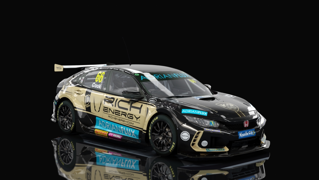 BTCC 2023 Honda Civic, skin skin8