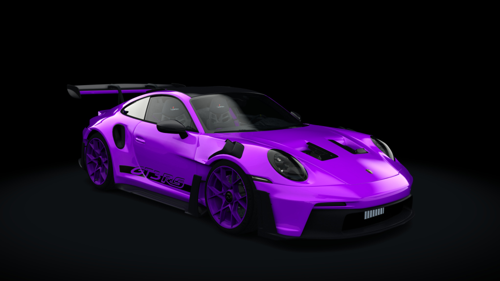 Porsche 992 GT3 RS Gapplebees 2023, skin 02_purple