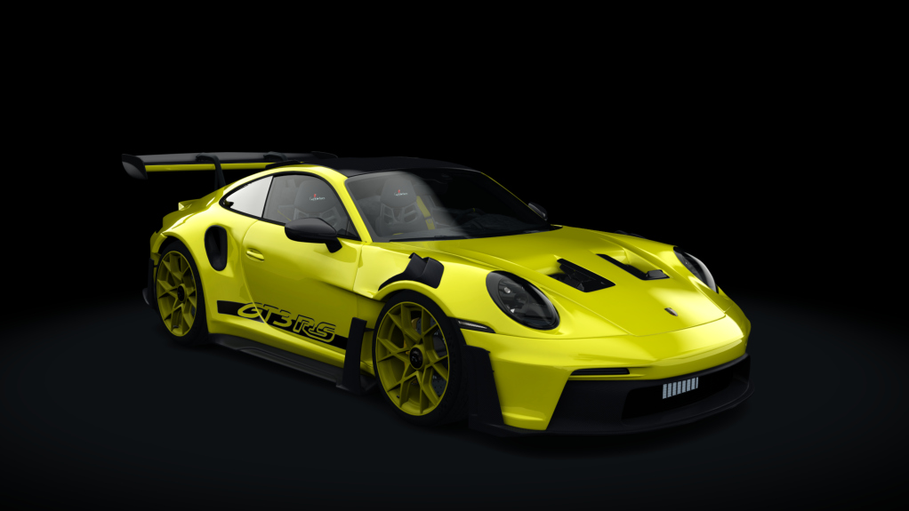 Porsche 992 GT3 RS Gapplebees 2023, skin 05_yellow