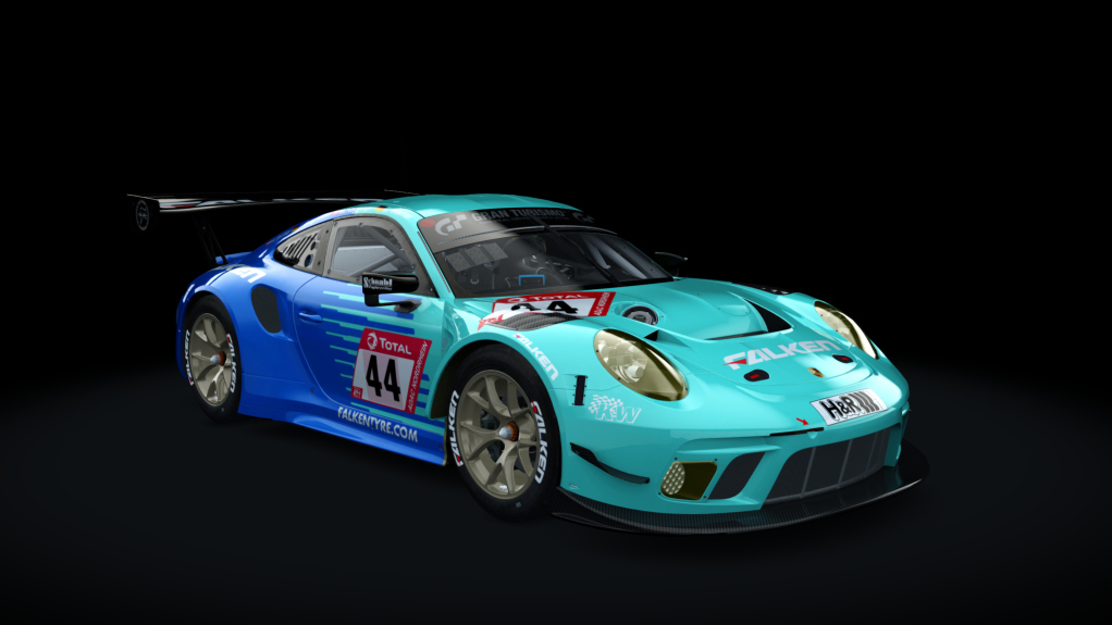 Porsche 911 GT3 R 2019 (991.2) Endurance, skin falken_motorsport_n24h_4_2019