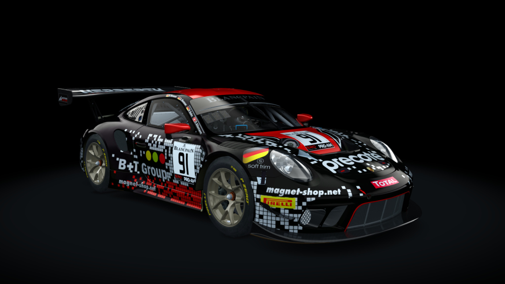 Porsche 911 GT3 R 2019 (991.2) Endurance, skin herberth_91_spa_24h_2019