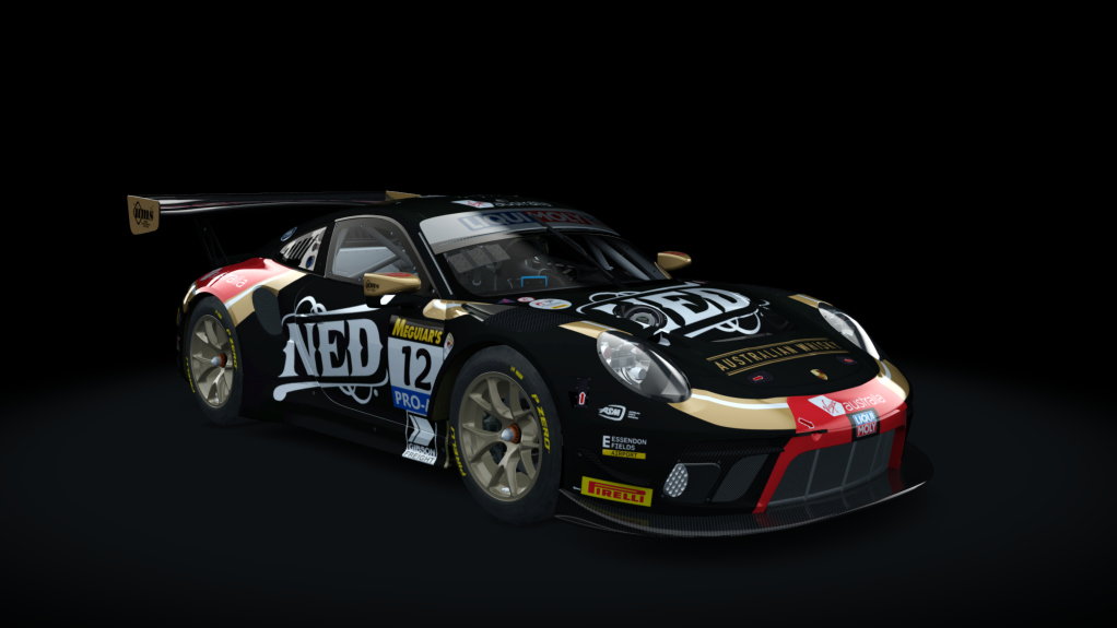 Porsche 911 GT3 R 2019 (991.2) Endurance, skin ned_12_b12h_2020