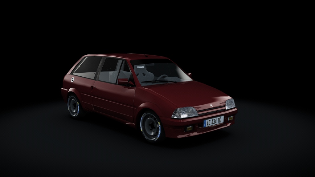 Citroen AX 50ch, skin Red