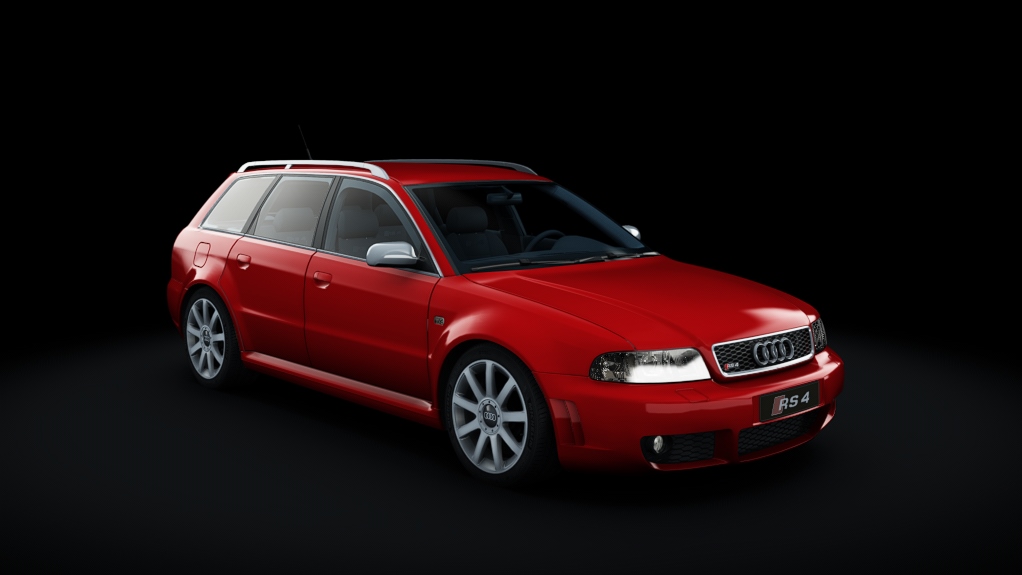 Audi A4 1.9Tdi 115cv, skin Misano Red