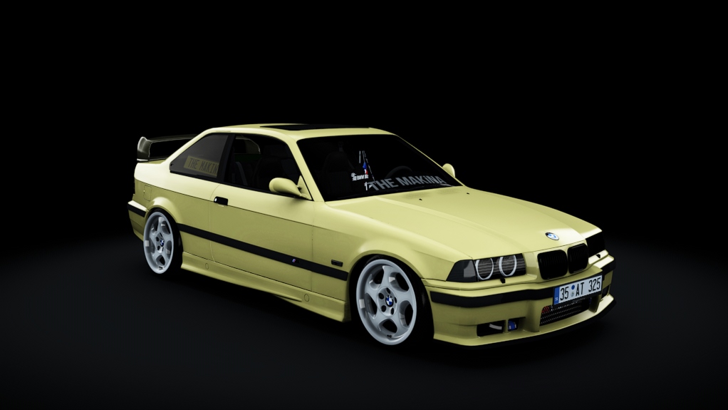 BMW 325İ E36 192cv, skin dakar_yellow