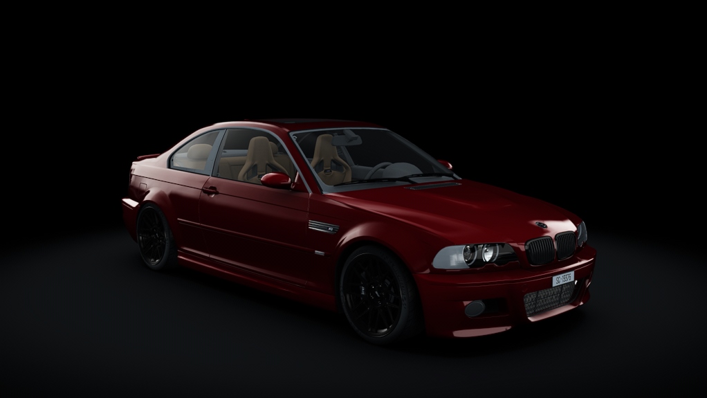 BMW E46 330cd OG 204cv, skin Imola Red II