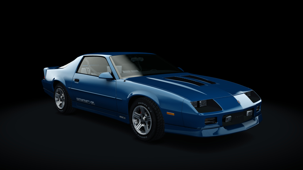 Chevrolet Camaro Iroc-Z 170cv, skin bright_blue_metallic