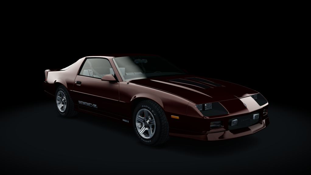 Chevrolet Camaro Iroc-Z 170cv, skin dark_red_metallic