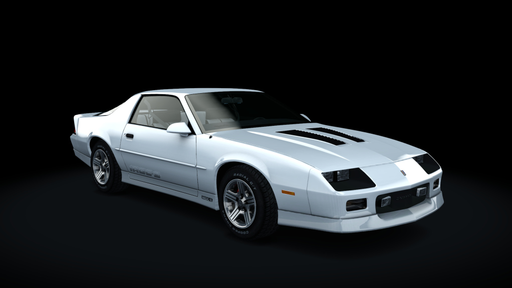 Chevrolet Camaro Iroc-Z 170cv, skin white