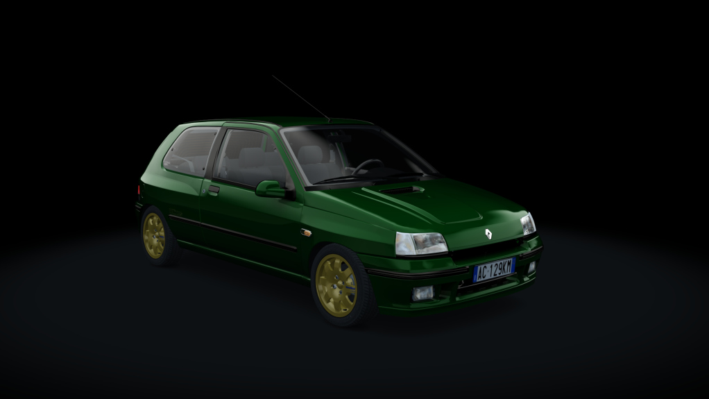 Renault Clio Phase 1 Williams, skin Green