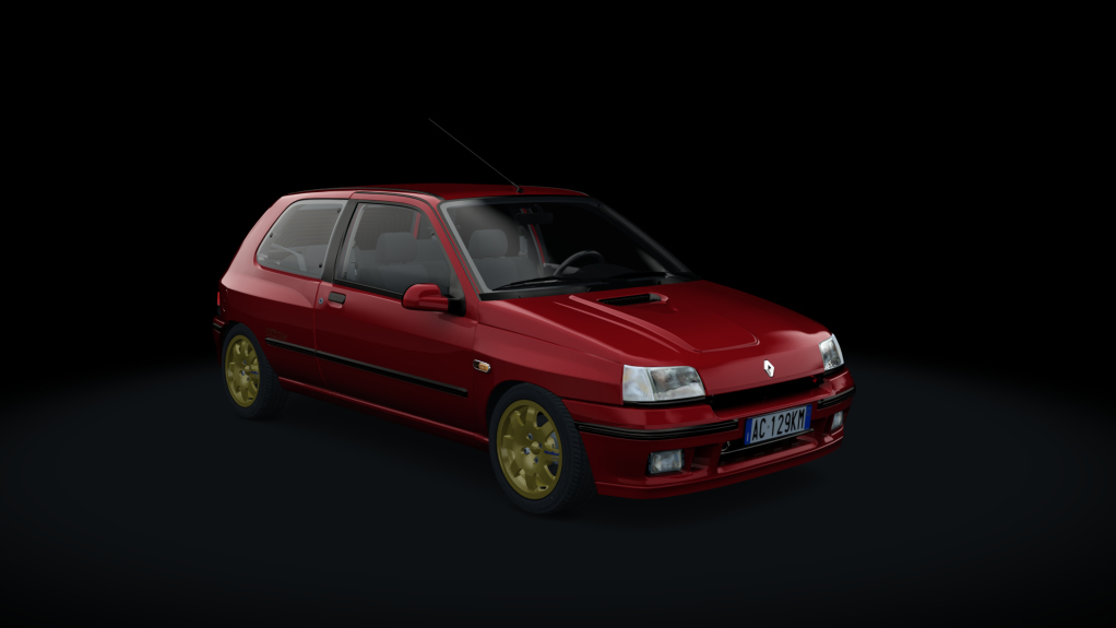 Renault Clio Phase 1 Williams, skin Rojo