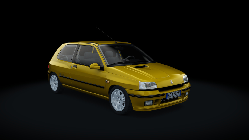 Renault Clio Phase 1 Williams, skin yellow