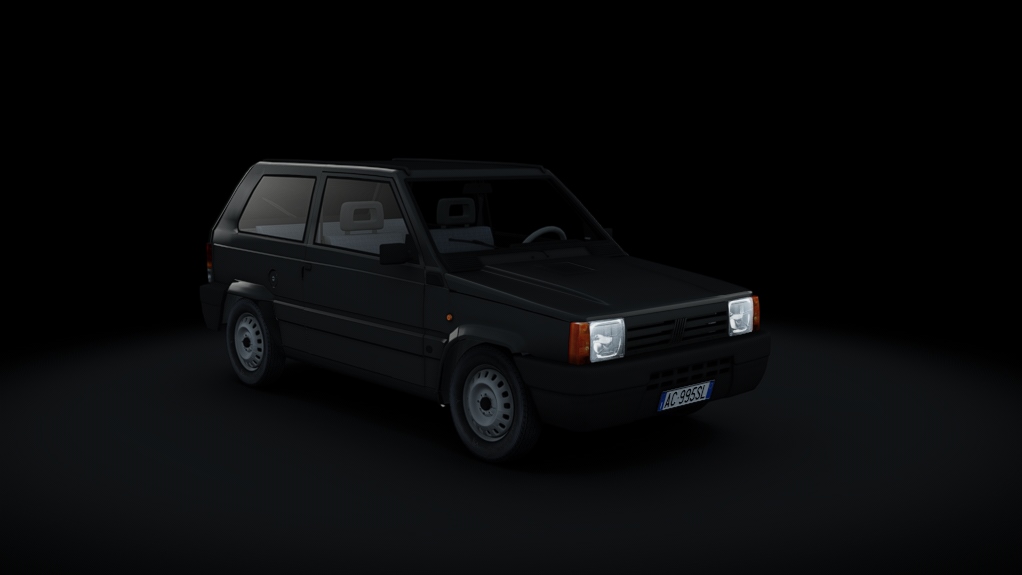 Fiat Panda 900, skin 0_black