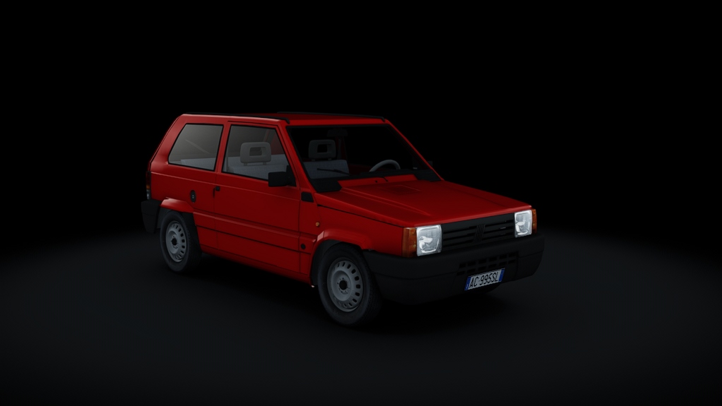 Fiat Panda 900, skin 0_ferrari_red