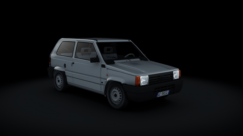 Fiat Panda 900, skin 0_silver