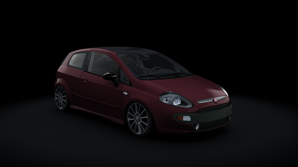 Fiat Punto 75cv, skin Burgundy