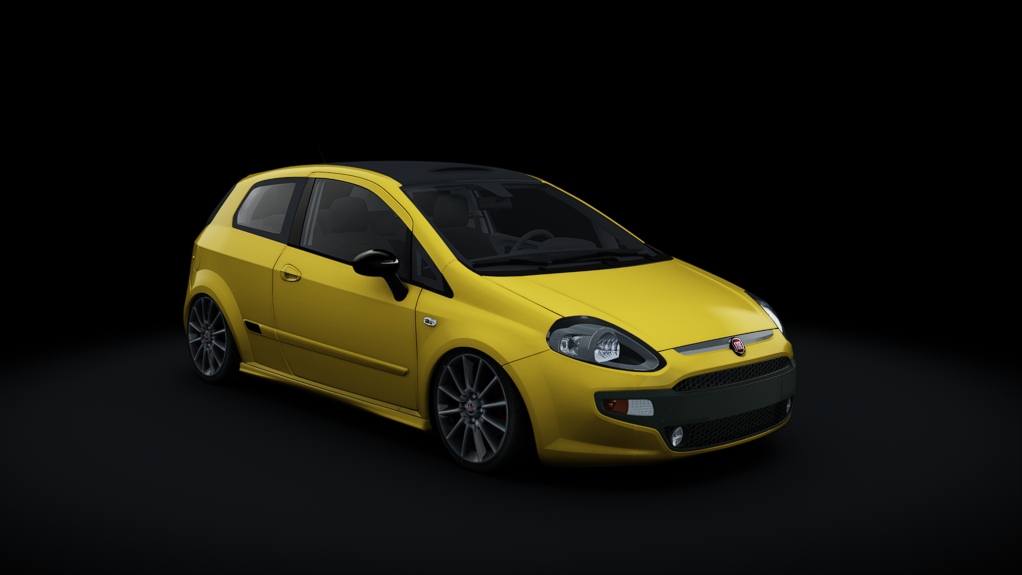 Fiat Punto 75cv, skin Yellow