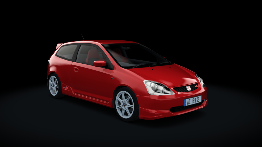 Honda Civic Type R EP3 JDM (Kami), skin Milano RED