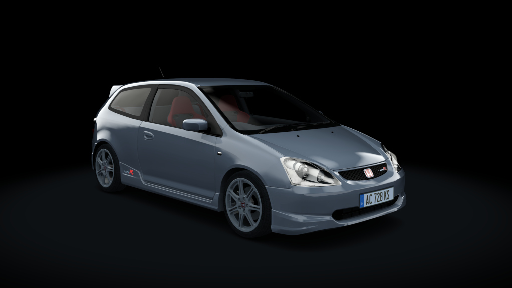 Honda Civic Type R EP3 JDM (Kami), skin Satin Silver