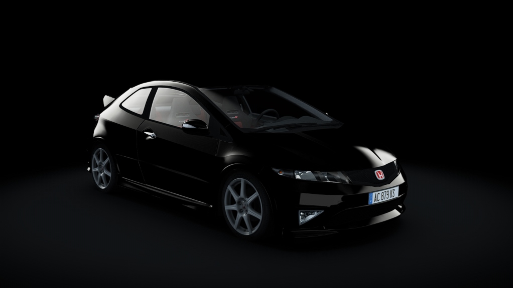 Honda Civic Type-R (FN2), skin Crystal Black Pearl