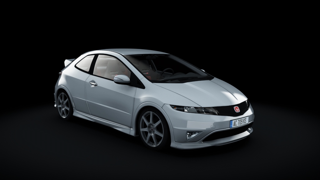 Honda Civic Type-R (FN2), skin Platinum Metallic Silver