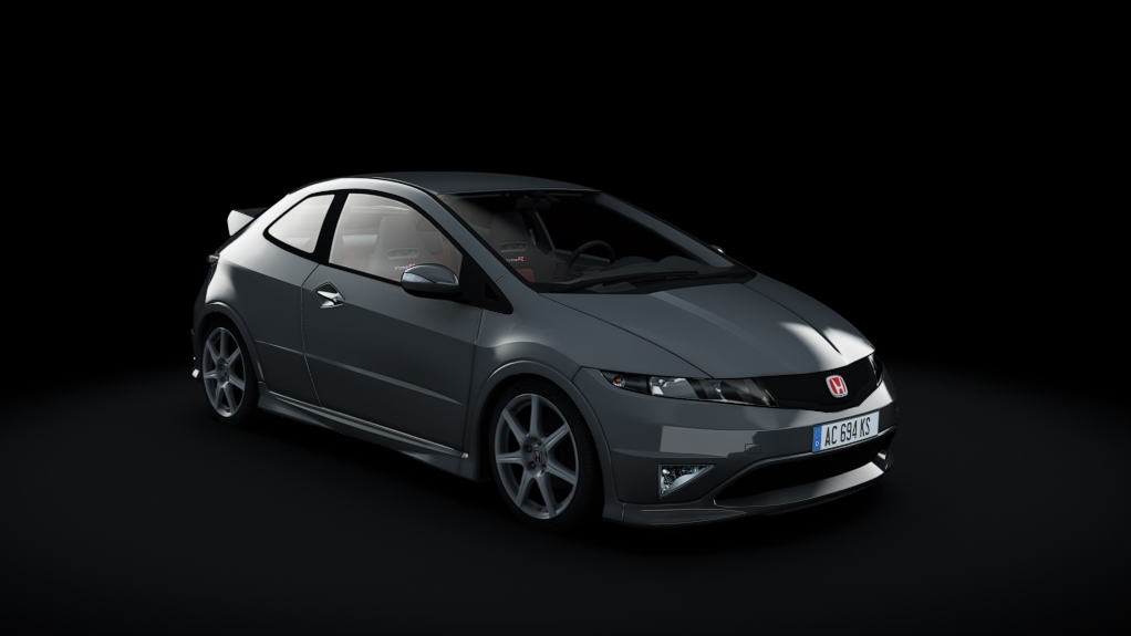 Honda Civic Type-R (FN2), skin Polished Metal Metallic