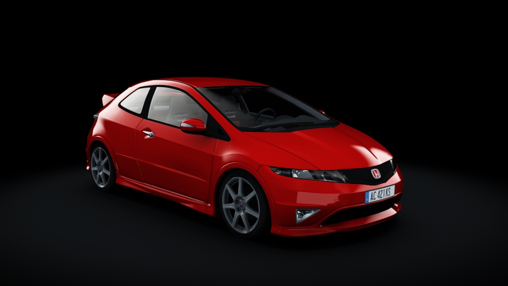 Honda Civic Type-R (FN2), skin Rallye Red