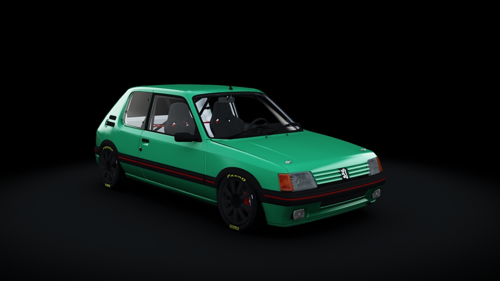 Peugeot 205 GTI 125cv, skin Green