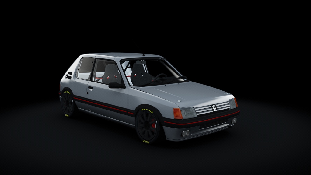 Peugeot 205 GTI 125cv, skin Grey