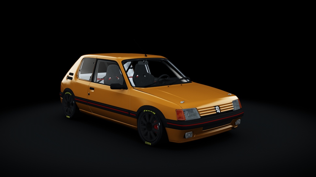 Peugeot 205 GTI 125cv, skin Orange