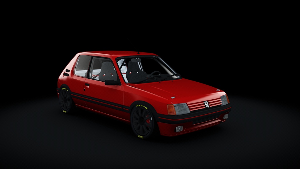 Peugeot 205 GTI 125cv, skin Red