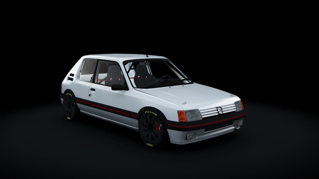 Peugeot 205 GTI 125cv, skin White