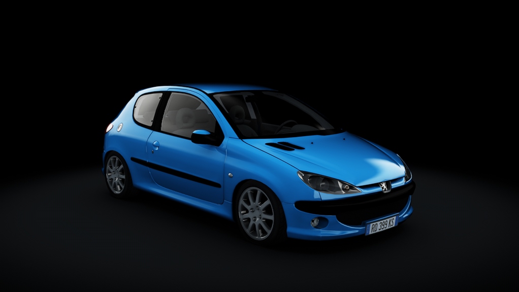 Peugeot 206 1.1 60cv, skin Blue