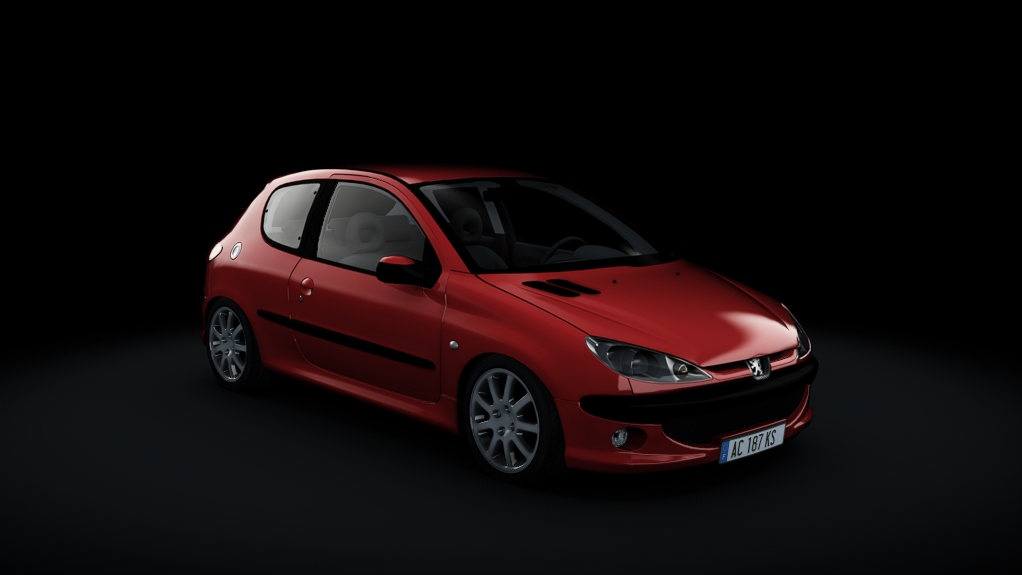 Peugeot 206 1.1 60cv, skin Cherry